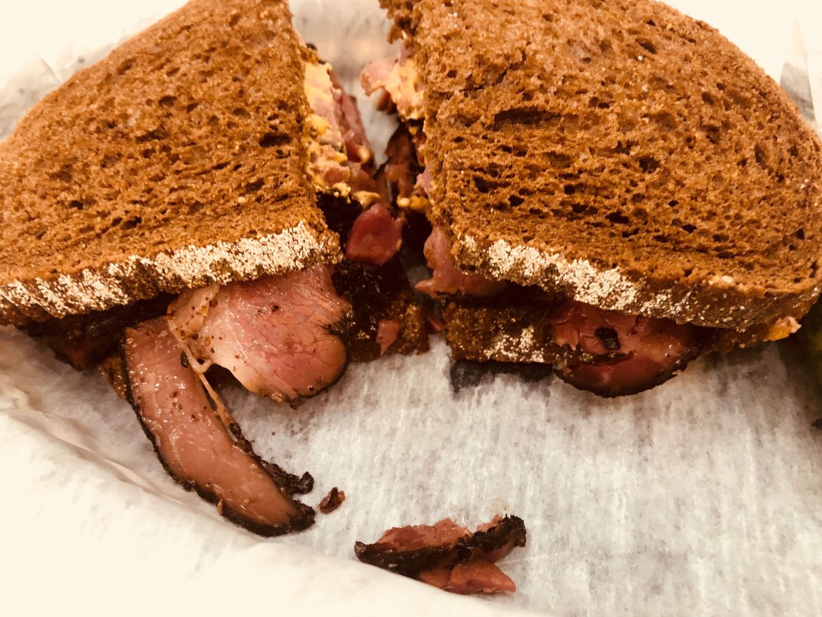 Lisa's Hot Pastrami on Rye